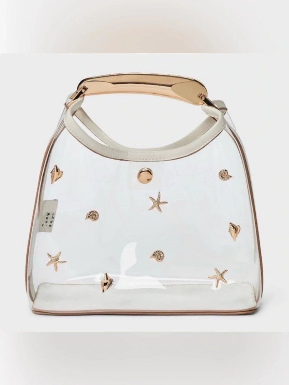 A NEW DAY Clear Seashell Purse Handbag - NEW NWT